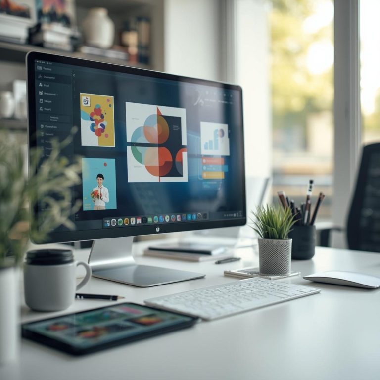 Grafikdesign – kreative Gestaltung von Logos, Bannern und visuellen Konzepten für Unternehmen